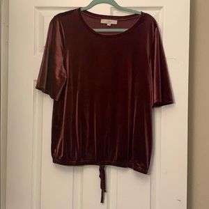 Maroon shirt